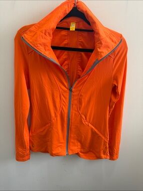 Lole Women's Bright Orange Utility Zip Jacket